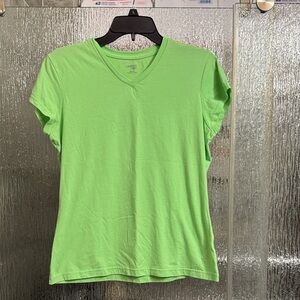 Danskin V-Neck Short Sleeve Tshirt